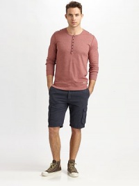 A finely-ribbed placket updates this classic design of incredibly soft cotton. Six-button placketRibbed trim at necklineAbout 28¼ from shoulder to hemCottonMachine washImported A finely-ribbed placket updates this classic design of incredibly soft cotton. Six-button placketRibbed trim at necklineAbout 28¼ from shoulder to hemCottonMachine washImported