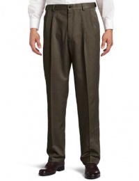 Haggar Men's Cool 18 Gabardine Classic Fit Pleat Front Pant Haggar Men's Cool 18 Gabardine Classic Fit Pleat Front Pant