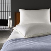 Gusset pillow in 450 thread pima cotton cover with Greek Key pattern. Features a 1 gusset, interlined. Gusset pillow in 450 thread pima cotton cover with Greek Key pattern. Features a 1 gusset, interlined.