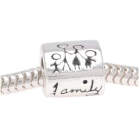 Family Bead - .925 Sterling Silver, Fully Compatible with Biagi, Pandora, Chamilia, Troll Family Bead - .925 Sterling Silver, Fully Compatible with Biagi, Pandora, Chamilia, Troll