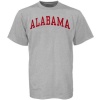 NCAA Alabama Crimson Tide Vertical Arch Logo T-shirt - Gray