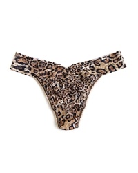Go wild for Hanky Panky's original rise thong in a playful leopard print. Style #4X1181 Go wild for Hanky Panky's original rise thong in a playful leopard print. Style #4X1181