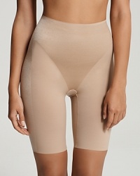 These long leg panties feature smooth control with only a back seam, engineered control in all the right places: tummy, hip and derriere. No facing elastic gives comfort and a smooth look through the waist and leg. Style #805123 These long leg panties feature smooth control with only a back seam, engineered control in all the right places: tummy, hip and derriere. No facing elastic gives comfort and a smooth look through the waist and leg. Style #805123