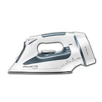 European design and superlative quality combine in this lightweight iron. A highly polished stainless steel soleplate provides an ultra-smooth glide and a unique high precision tip accesses hard-to-reach areas. Versatile and multi-functional, vertical steam allows the iron to be used in an upright position to remove wrinkles from drapes and hanging garments while bursts of steam remove stubborn wrinkles from difficult fabrics. Plus, a retractable cord keeps tangles at bay. European design and superlative quality combine in this lightweight iron. A highly polished stainless steel soleplate provides an ultra-smooth glide and a unique high precision tip accesses hard-to-reach areas. Versatile and multi-functional, vertical steam allows the iron to be used in an upright position to remove wrinkles from drapes and hanging garments while bursts of steam remove stubborn wrinkles from difficult fabrics. Plus, a retractable cord keeps tangles at bay.