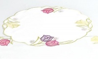 Homewear Table Linens, Set of 6 Springtime Tulip Dance Round Placemats 16 Homewear Table Linens, Set of 6 Springtime Tulip Dance Round Placemats 16