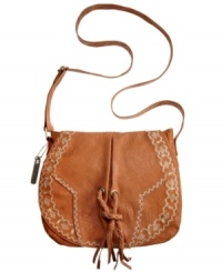 Before you hop a high-speed rail, be sure to bring along this travel-ready design from Roxy that has the fashion and functionality to get you there in style. Flirty tassels and floral pattern give the outside a laid-back look, while the convenient crossbody strap offers hands-free convenience. Before you hop a high-speed rail, be sure to bring along this travel-ready design from Roxy that has the fashion and functionality to get you there in style. Flirty tassels and floral pattern give the outside a laid-back look, while the convenient crossbody strap offers hands-free convenience.