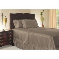 Royal Opulance Satin Queen Sheet Set, Platinum