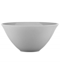 A modern balance. Create a sense of effortless urban luxury with the Matte & Shine all-purpose bowl, featuring a minimalist coupe shape, slate palette and tonal banding by Donna Karan Lenox. A modern balance. Create a sense of effortless urban luxury with the Matte & Shine all-purpose bowl, featuring a minimalist coupe shape, slate palette and tonal banding by Donna Karan Lenox.