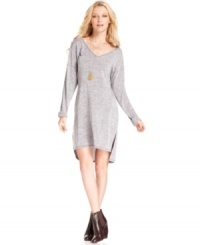 With sweatshirt styling, this RACHEL Rachel Roy dress is perfect for a model-off-duty look -- pair it with booties to keep the downtown edge! With sweatshirt styling, this RACHEL Rachel Roy dress is perfect for a model-off-duty look -- pair it with booties to keep the downtown edge!