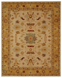 Safavieh Anatolia Collection Handmade Rug, Ivory/Gold, 5' x 8' Safavieh Anatolia Collection Handmade Rug, Ivory/Gold, 5' x 8'