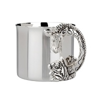 Reed & Barton's whimsical silver-plated giraffe baby cup makes for the perfect collectible gift, sure to delight both little one and parents alike. Reed & Barton's whimsical silver-plated giraffe baby cup makes for the perfect collectible gift, sure to delight both little one and parents alike.
