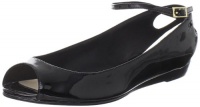 Delman Women's Fern Open-Toe Flat,Black,7 M US Delman Women's Fern Open-Toe Flat,Black,7 M US