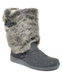 So completely cozy. Roxy's Hemlock's faux-fur booties are a great choice on winter's coldest days. So completely cozy. Roxy's Hemlock's faux-fur booties are a great choice on winter's coldest days.