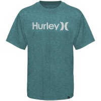 Hurley One & Only Premium Fit Tri-Blend T-Shirt - Overdye Atlantis Blue (Medium)