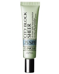 Sheer broad-spectrum UVA/UVB daily sun protection. No chemical sunscreens. Alone, or under makeup. 1.4 fl. oz./40ml Sheer, high-level broad-spectrum UVA/UVB daily sun protection. Lightweight formula helps wick away perspiration, absorb excess oil so makeup looks fresher, longer. Perfect alone, or as an invisible under-makeup primer. No chemical sunscreens. Appropriate for eye-area, sensitive skins.