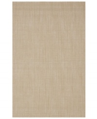 Lay down a streamlined, casual look that enhances any setting with the Sandbar area rug from Dalyn. Durable nylon strands present nature-inspired style while cozy wool fibers complete the construction with sophisticated minimalism. Hand-loomed in India for impeccable quality.