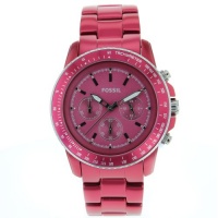 Fossil Aluminum Red Chronograph Women's Watch CH2709 Fossil Aluminum Red Chronograph Women's Watch CH2709