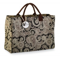 Mud Pie Black Paisley Essential Tote Mud Pie Black Paisley Essential Tote
