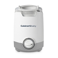 Easily steam heat your baby's milk or formula to the desired temperature with this convenient, compact bottle warmer from Cuisinart. The warming chamber quickly and evenly warms glass or plastic bottles, and the included jar basket feature is perfect for heating up baby food. A built-in night light makes midnight feedings easier for parents, and can be used separately. Easily steam heat your baby's milk or formula to the desired temperature with this convenient, compact bottle warmer from Cuisinart. The warming chamber quickly and evenly warms glass or plastic bottles, and the included jar basket feature is perfect for heating up baby food. A built-in night light makes midnight feedings easier for parents, and can be used separately.