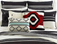 Lauren by Ralph Lauren Bedding Black Adobe Bold Stripe European Sham Lauren by Ralph Lauren Bedding Black Adobe Bold Stripe European Sham