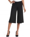 MICHAEL Michael Kors' chic gaucho pants feature tailored style that puts a refreshing twist on your work and evening wear.