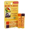 Burt's Bees Lip Balm Twin Pack Mango Butter Acai Berry -- 0.3 oz