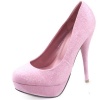 Top Moda Special-1 PINK Glitter Platform Pumps Shoes, Size: 6.5 M US