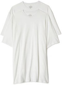 Calvin Klein Big and Tall Men's Tall 2 Pack Crew, White, 3XT Calvin Klein Big and Tall Men's Tall 2 Pack Crew, White, 3XT
