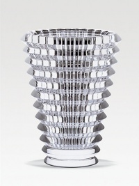 A multi-faceted vase is beautifully handcrafted in France with dynamic texture that captures and accentuates the light in any room. From the Eye Collection Full-lead crystal 5¾ high Hand wash Made in France A multi-faceted vase is beautifully handcrafted in France with dynamic texture that captures and accentuates the light in any room. From the Eye Collection Full-lead crystal 5¾ high Hand wash Made in France