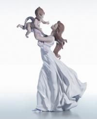 A beautifully detailed evocation of a connection that goes beyond words. This figurine is crafted of fine porcelain, delicate painted hues, and a high gloss finish, so exquisite you can just about feel the cool breeze against your skin. Measures 18.5 x 11.5. A beautifully detailed evocation of a connection that goes beyond words. This figurine is crafted of fine porcelain, delicate painted hues, and a high gloss finish, so exquisite you can just about feel the cool breeze against your skin. Measures 18.5 x 11.5.