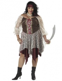 California Costumes Women's South Seas Siren Costume,Brown/Cream,P (16-22) California Costumes Women's South Seas Siren Costume,Brown/Cream,P (16-22)