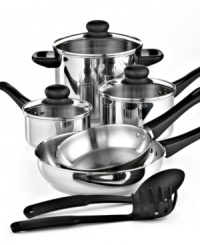 Get back to basics. A well-powered kitchen has all of the necessary essentials to get each & every job done well, and this starter set has the essentials-from fry pan to stockpot to pasta spoon-for confident & precise prep. Get back to basics. A well-powered kitchen has all of the necessary essentials to get each & every job done well, and this starter set has the essentials-from fry pan to stockpot to pasta spoon-for confident & precise prep.