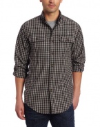 Carhartt Men's Big-Tall Fort Plaid Long Sleeve Shirt