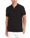 Calvin Klein Sportswear Men's Short Sleeve 1/4 Zip 30S/1 Pique Polo