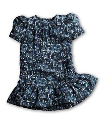 Just for the frill of it, this floral dress features cute cap sleeves and ruffled dropped hem. Just for the frill of it, this floral dress features cute cap sleeves and ruffled dropped hem.