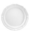 A gently scalloped edge in hardy stoneware gives the French Country salad plates an effortless grace that's ideal for every day. From Mikasa.