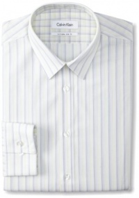 Calvin Klein Men's X Extreme Slim Fit Multi Stripe Dress Shirt Calvin Klein Men's X Extreme Slim Fit Multi Stripe Dress Shirt