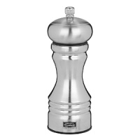 Designed to cut, then grind for maximum flavor, this durable salt mill from Trudeau is made of stainless steel for a sleek, modern look. Designed to cut, then grind for maximum flavor, this durable salt mill from Trudeau is made of stainless steel for a sleek, modern look.