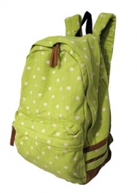 Carrot Ab-24021 Polkadot Print Canvas Backpack Carrot Ab-24021 Polkadot Print Canvas Backpack
