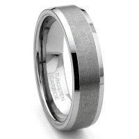 Tungsten Carbide Satin Men's Wedding Ring Sz 14.0 Tungsten Carbide Satin Men's Wedding Ring Sz 14.0