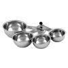 CIA Masters Collection Stainless Steel 4-Piece Measuring Cup Set