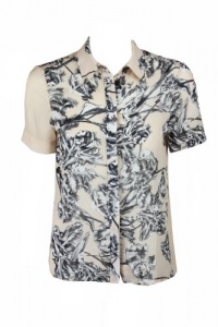 10 Crosby Derek Lam Womens Short Sleeve Collared Top 10 Crosby Derek Lam Womens Short Sleeve Collared Top