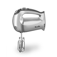 Breville's Handy Mix Digital lets you time your mixing to perfection with a count-up timer featuring 16 speeds, plus recommended speed settings printed conveniently on the body of the mixer. Breville's Handy Mix Digital lets you time your mixing to perfection with a count-up timer featuring 16 speeds, plus recommended speed settings printed conveniently on the body of the mixer.