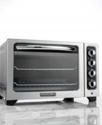 Small but durable, the Architect countertop oven with bake, broil, toast and warm functions is constructed of sturdy metal and stainless steel to withstand the day-to-day of a busy kitchen. 1-year warranty. Model KCO222CS. Small but durable, the Architect countertop oven with bake, broil, toast and warm functions is constructed of sturdy metal and stainless steel to withstand the day-to-day of a busy kitchen. 1-year warranty. Model KCO222CS.