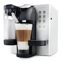 Superb espresso has never been so easy. This fully automated machine is designed to work exclusively with Nespresso's premium coffee capsules. Simply select the amount of coffee (.65 oz.–10 oz.) and the amount of milk (1 oz.–6.5 oz.) for a perfectly customized espresso, cappuccino or latte. The 19-bar pressure pump ensures maximum extraction of flavor, while the frothing system siphons milk from a 17-oz. pitcher that detaches for storage in the refrigerator and is dishwasher safe.