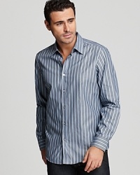 BOSS Black Lex Stripe Sport Shirt - Classic Fit BOSS Black Lex Stripe Sport Shirt - Classic Fit