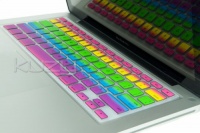 Kuzy - Rainbow Keyboard Silicone Cover Skin for MacBook / MacBook Pro 13 15 17 Aluminum Unibody (fits MacBook with or w/out Retina Display), MacBook Air 13 Kuzy - Rainbow Keyboard Silicone Cover Skin for MacBook / MacBook Pro 13 15 17 Aluminum Unibody (fits MacBook with or w/out Retina Display), MacBook Air 13