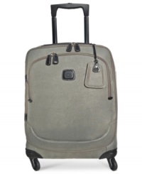 In the world of travel, you deserve to land on luxury. Striking craftsmanship and stunning attention to detail stand out in this first-class flier. Enjoy the peace of mind that comes with traveling in ultimate style that packs all the essentials into a spacious main compartment and endless pockets. 2-year limited warranty. In the world of travel, you deserve to land on luxury. Striking craftsmanship and stunning attention to detail stand out in this first-class flier. Enjoy the peace of mind that comes with traveling in ultimate style that packs all the essentials into a spacious main compartment and endless pockets. 2-year limited warranty.
