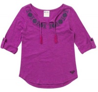 Roxy Teenie Wahine Rebel Girl Purple Shirt 2t - 6x (Large (6)) Roxy Teenie Wahine Rebel Girl Purple Shirt 2t - 6x (Large (6))