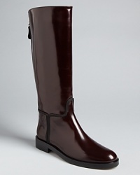 Polished to the height of perfection, these incredibly elegant riding boots are crafted with old-school attention to detail in a modern, timeless silhouette; by designer Alejandro Ingelmo. Polished to the height of perfection, these incredibly elegant riding boots are crafted with old-school attention to detail in a modern, timeless silhouette; by designer Alejandro Ingelmo.